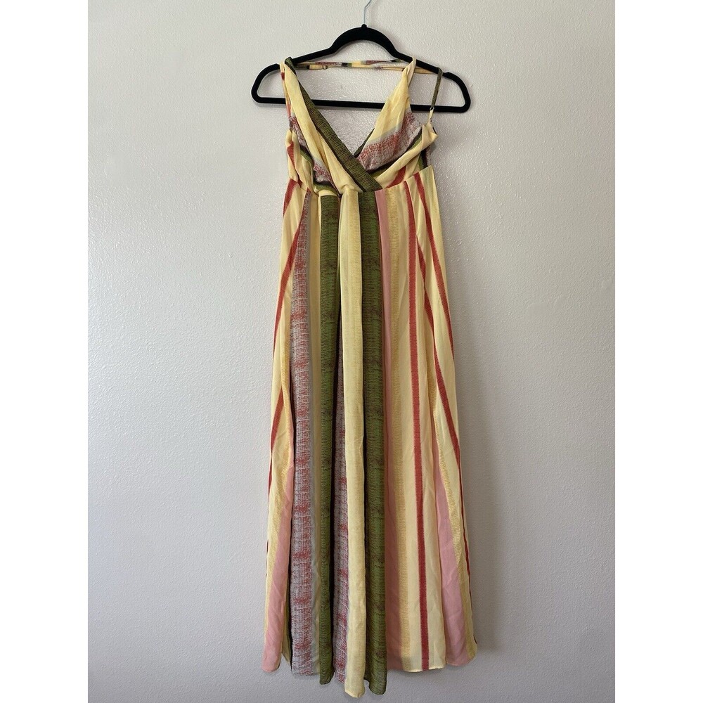 Forever 21 Mango Stripe Maxi Dress Size Medium
